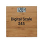 Taylor Bamboo Digital Bathroom Scale