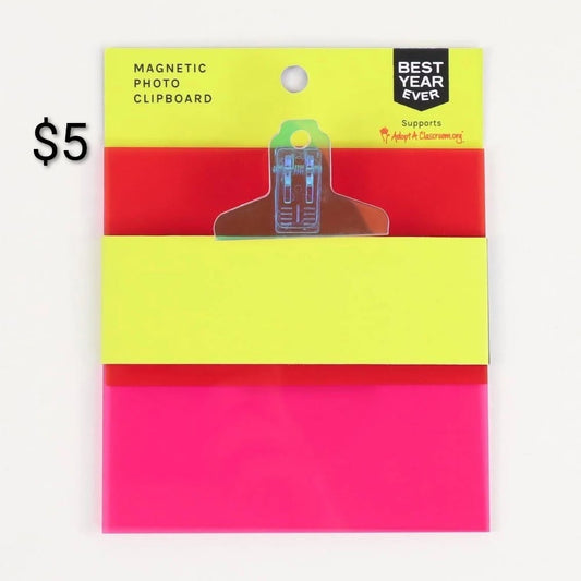 Best Year Ever Magnetic Memo Clipboard