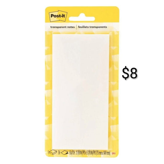 Post-it Transparent Notes