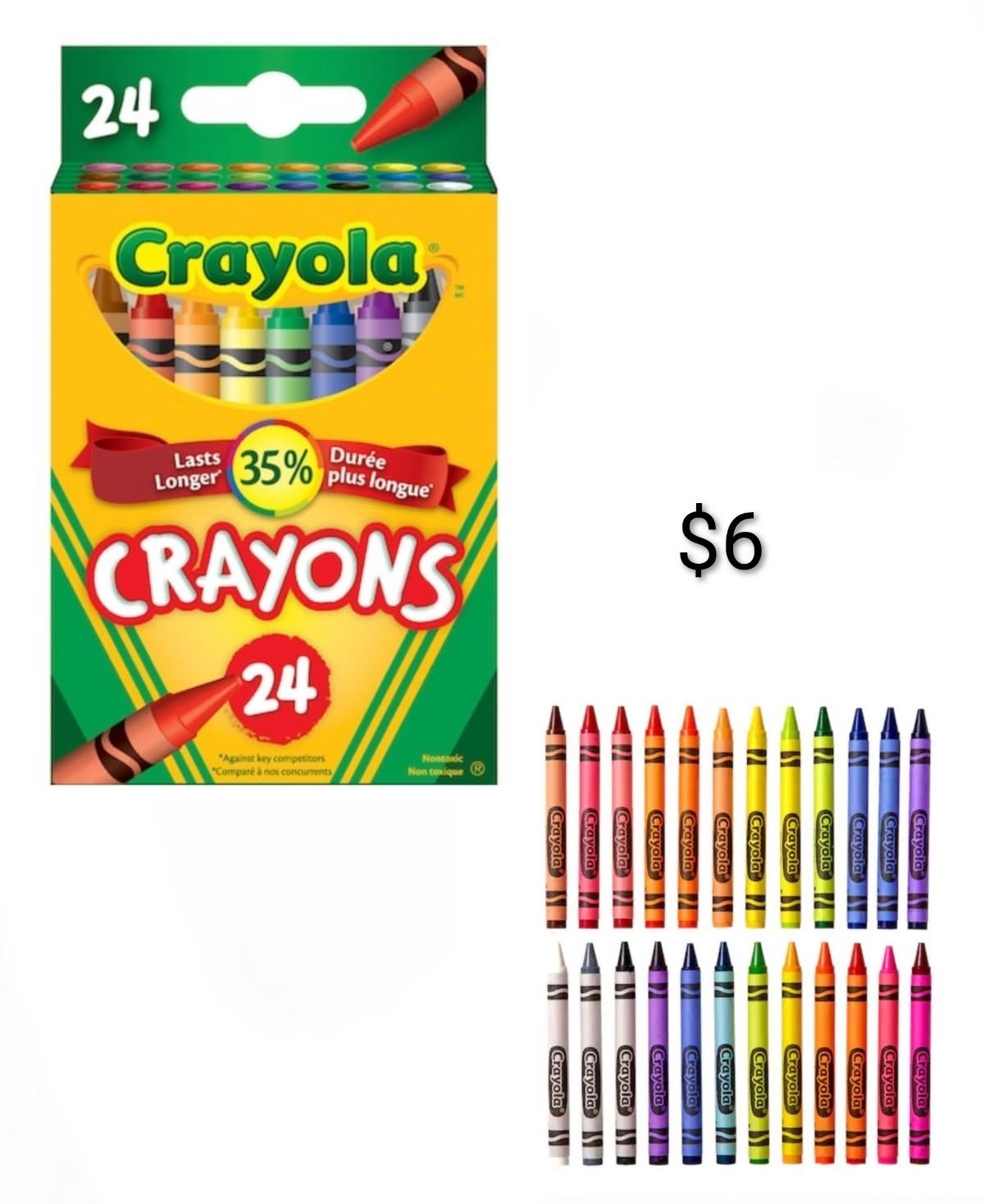 Crayola Crayons 24-Count