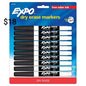 Expo Black Low-Odor Dry Erase Markers 10-Pack