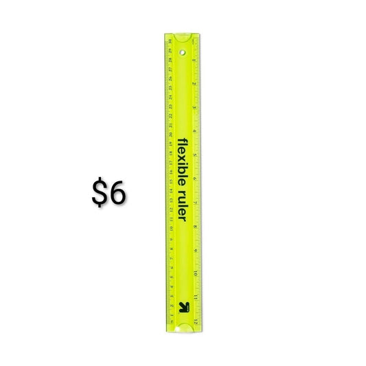 Flexible Ruler Neon Yellow
