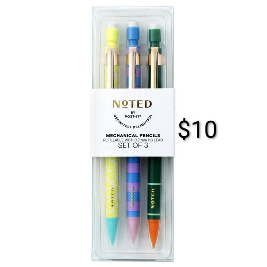 Noted Mechanical Pencils — 3-Pack