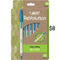 BIC ReVolution Ballpoint Pens — Blue 10-Pack