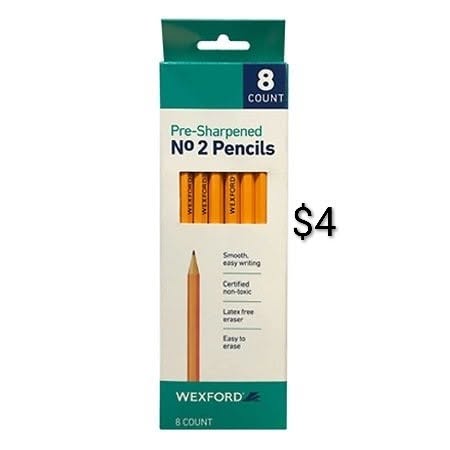 Wexford Pre-Sharpened No. 2 Pencils — 8-Pack