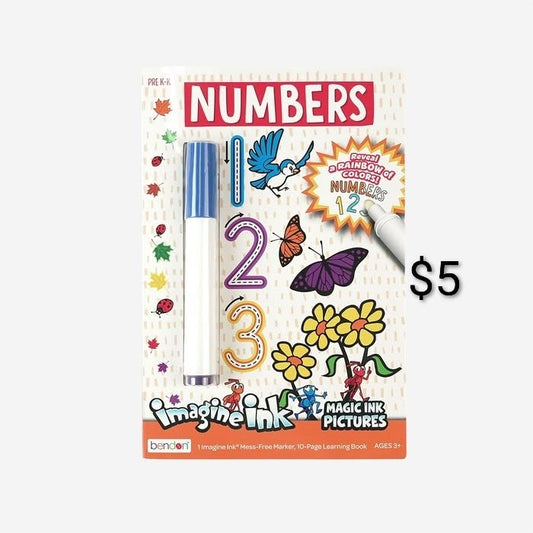 Numbers Magic Ink Pictures Activity Book