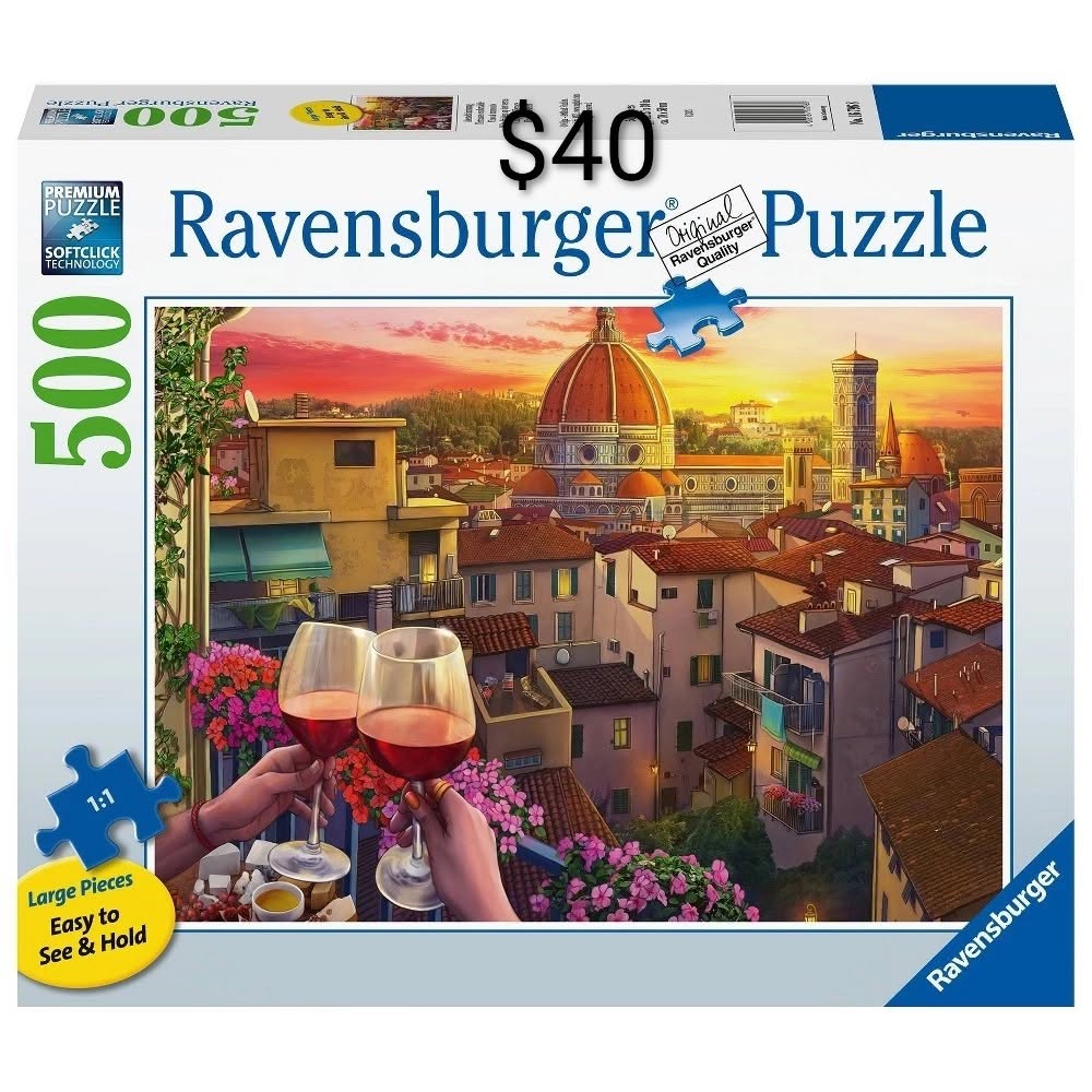 Ravensburger Florence and Wine 500-Piece Puzzle
