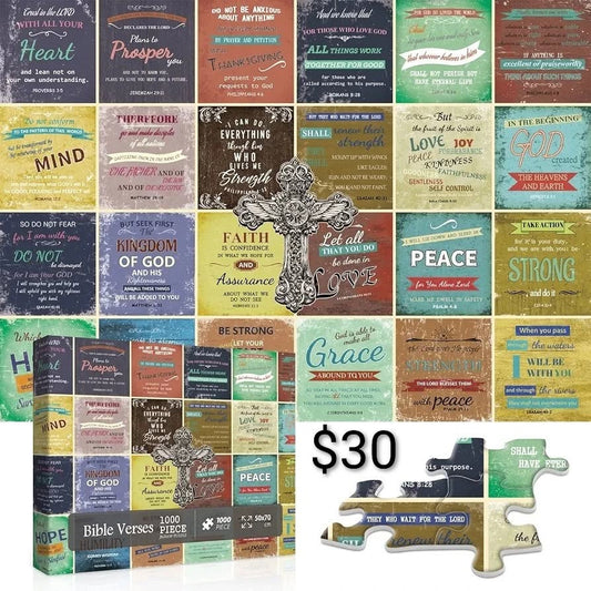 Bible Verses 1000-Piece Puzzle