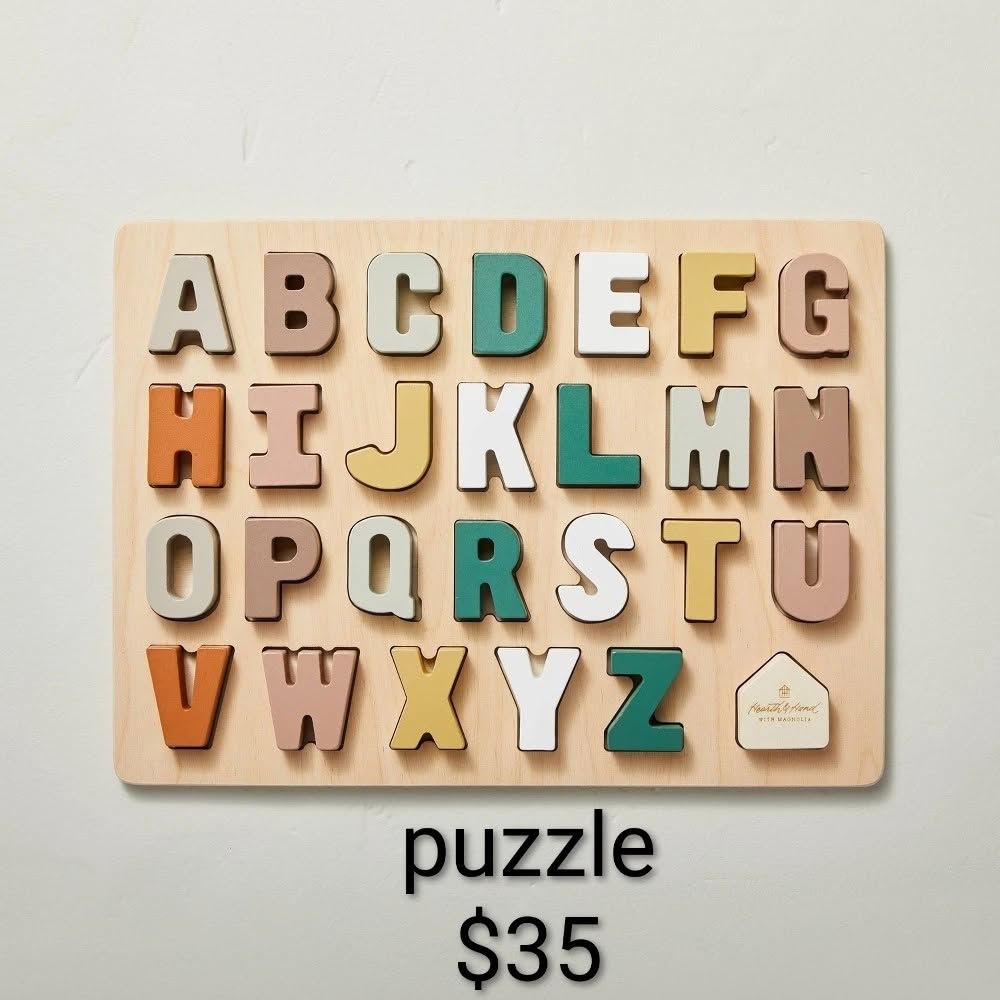 Wooden Alphabet Puzzle