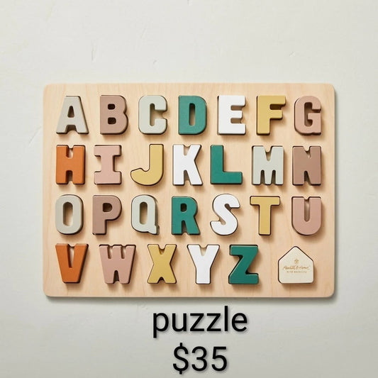 Wooden Alphabet Puzzle