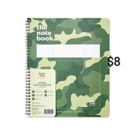 Field Trip College Ruled Notebook