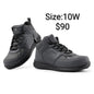 Black High-Top Wide Athletic Shoe Size 10 W