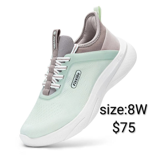 FitVille Mint Walking Shoe Size 8 W