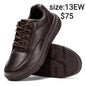 Brown Leather Men's Wide Walking Shoe Size 13 EW