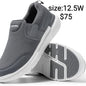 FitVille Gray Slip-On Walking Shoe Size 12.5 W