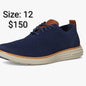 Navy Knit Men's Casual Shoe Size 12