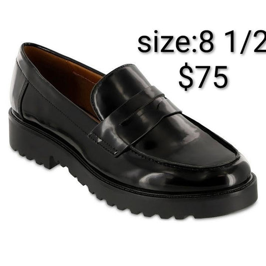 Black Platform Loafer — Size 8.5