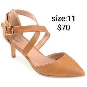 Tan Slingback Heel — Size 11