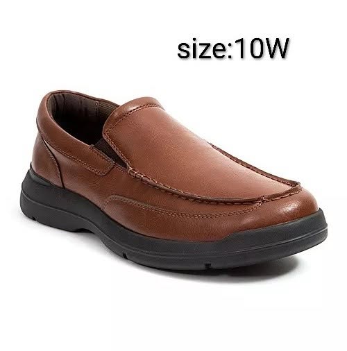 Brown Comfort Loafer — Size 10 W