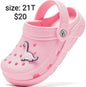 Pink Dinosaur Toddler Clog — Size 21 T