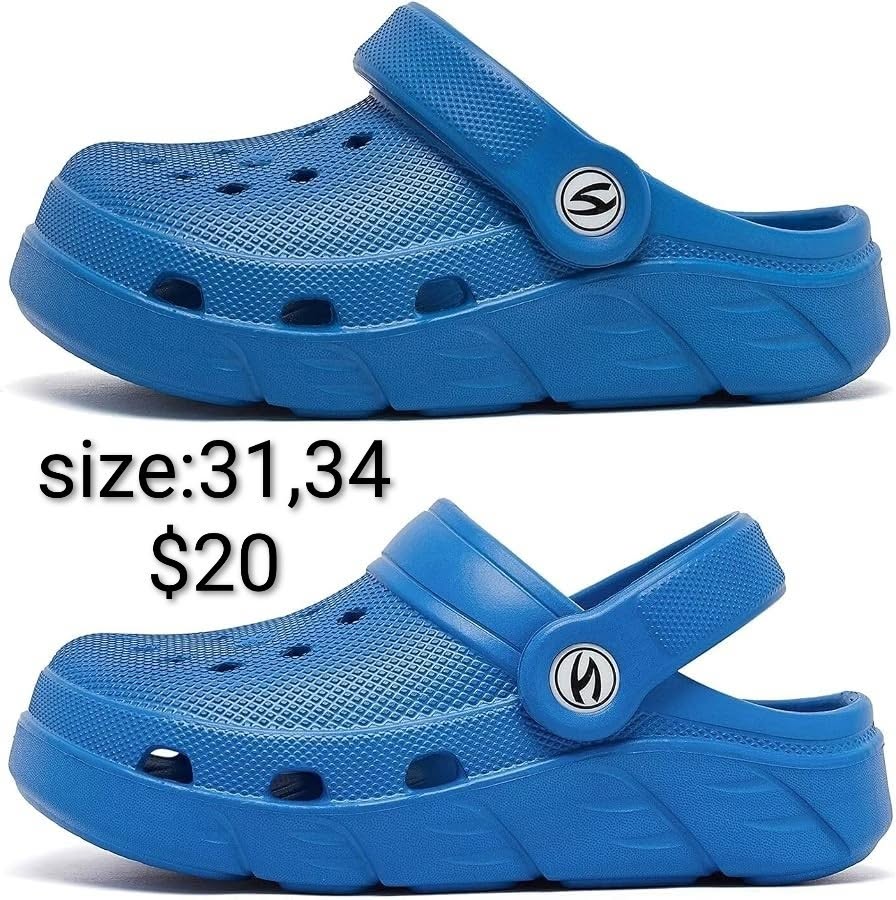 Blue Kids Clog