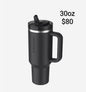 Stanley Quencher Tumbler Black — 30 oz