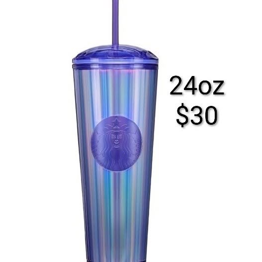 Purple Iridescent Cold Cup — 24 oz