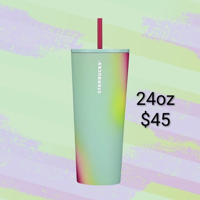 Pastel Gradient Cold Cup — 24 oz