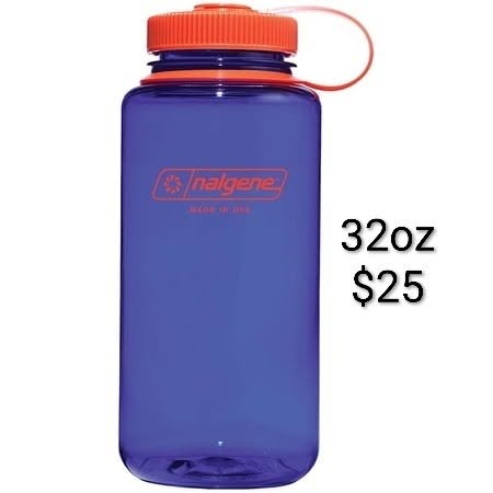 Nalgene Purple Wide-Mouth Bottle — 32 oz
