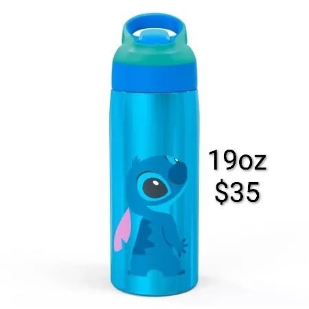Disney Stitch Kids Water Bottle — 19 oz
