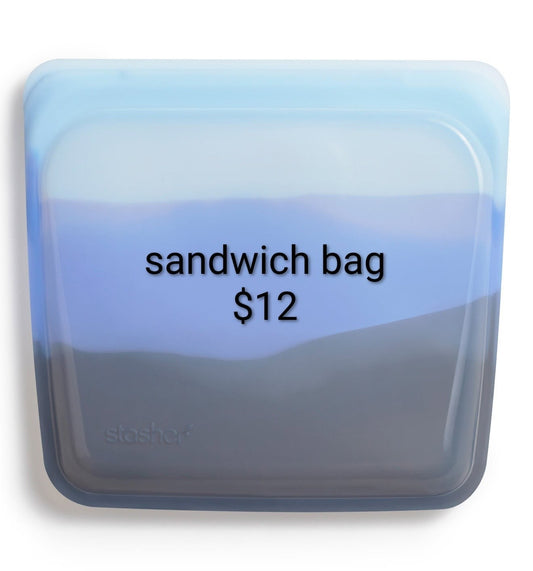 Blue Reusable Sandwich Bag