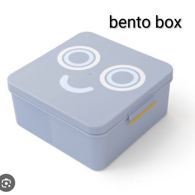 Gray Robot Bento Box