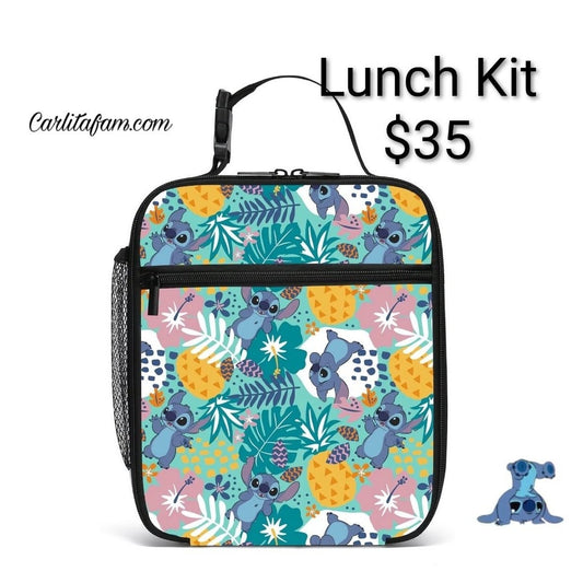 Tropical Animal Print Lunch Kit