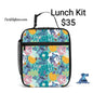 Tropical Animal Print Lunch Kit