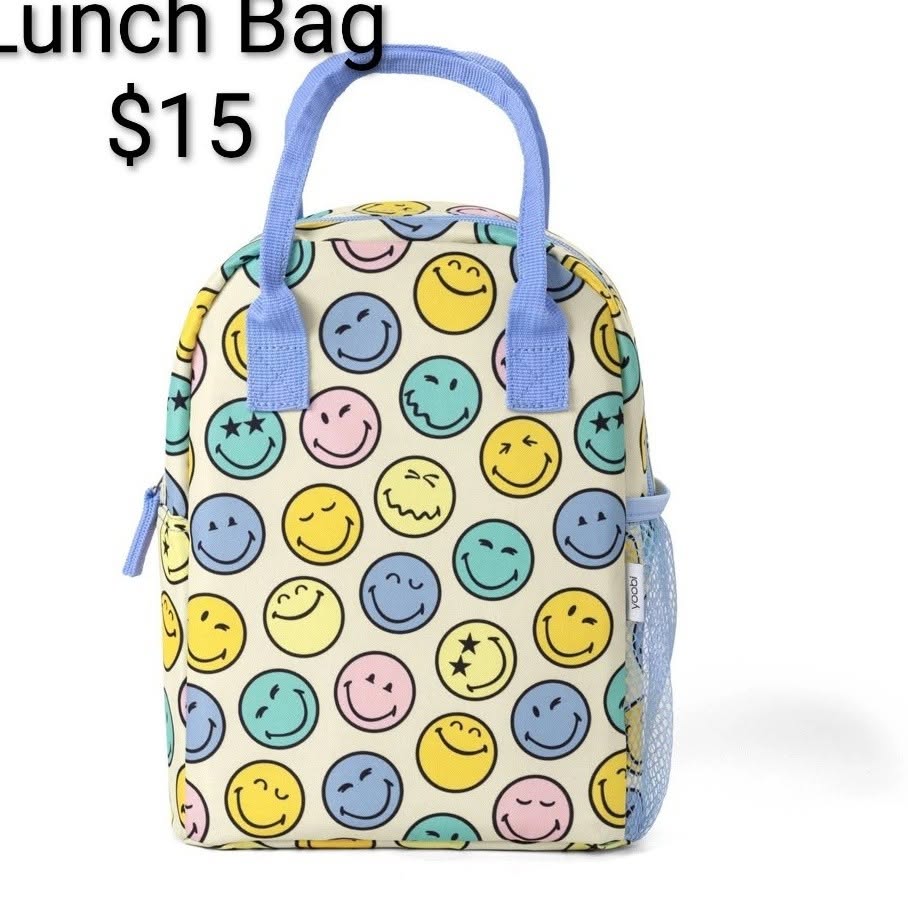 Smiley Face Lunch Bag