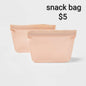 Reusable Snack Bags — 2-Piece
