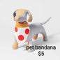 Pizza Print Pet Bandana