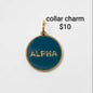 Alpha Pet Collar Charm