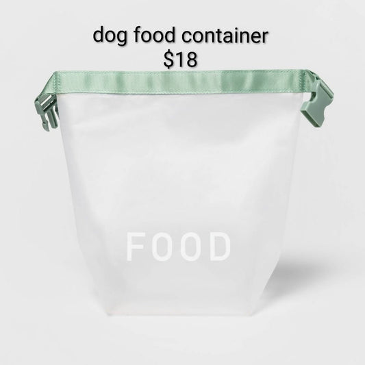 Portable Dog Food Storage Container