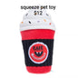 Coffee Cup Squeaky Pet Toy