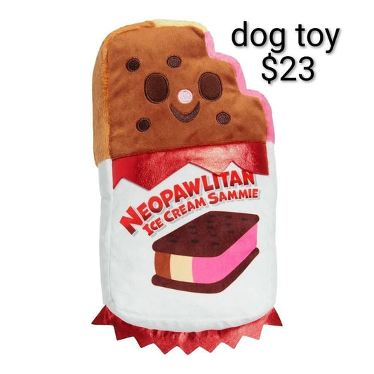 Neopawlitan Ice Cream Sandwich Dog Toy