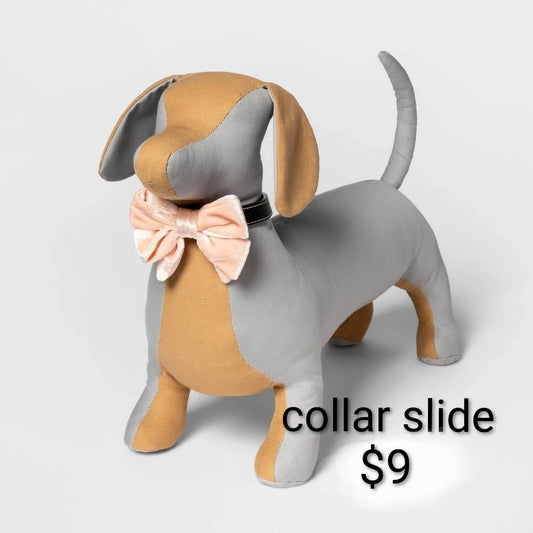 Bow Tie Pet Collar Slide