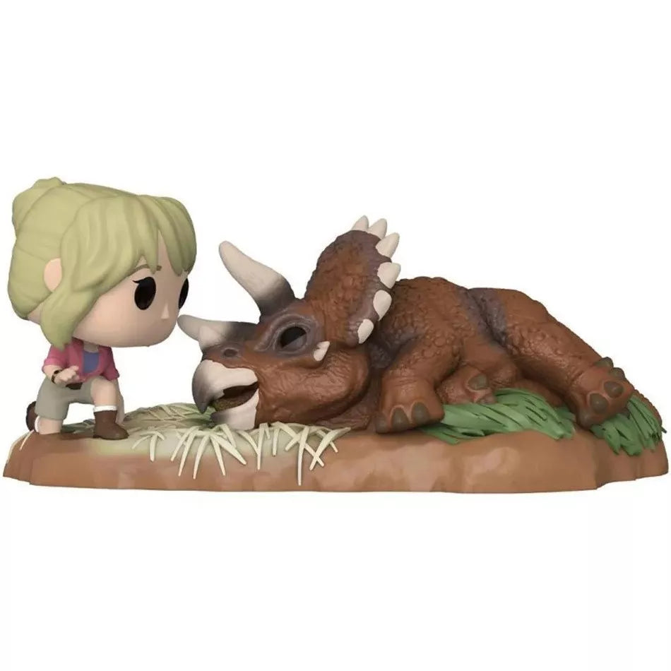 Funko Pop! Moment Dr. Sattler with Triceratops — Jurassic Park; Target exclusive; box #1198