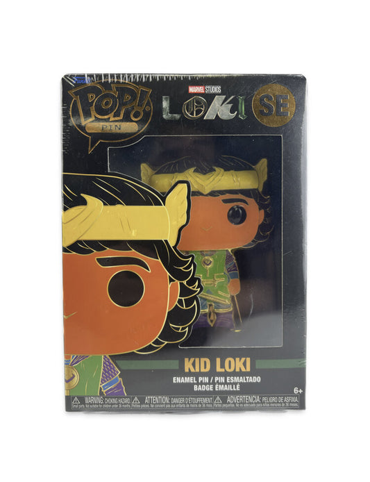 Funko Pop! Pin Kid Loki — Marvel Studios Loki; special edition