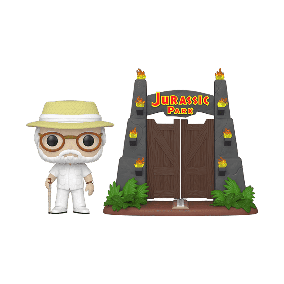 Funko Pop! Town John Hammond with Gates — Jurassic Park; Target exclusive; box #30