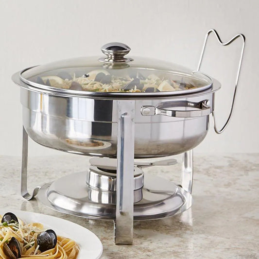 Gibson Home Langston Chafing Dish Set — 4.5 qt; stainless steel