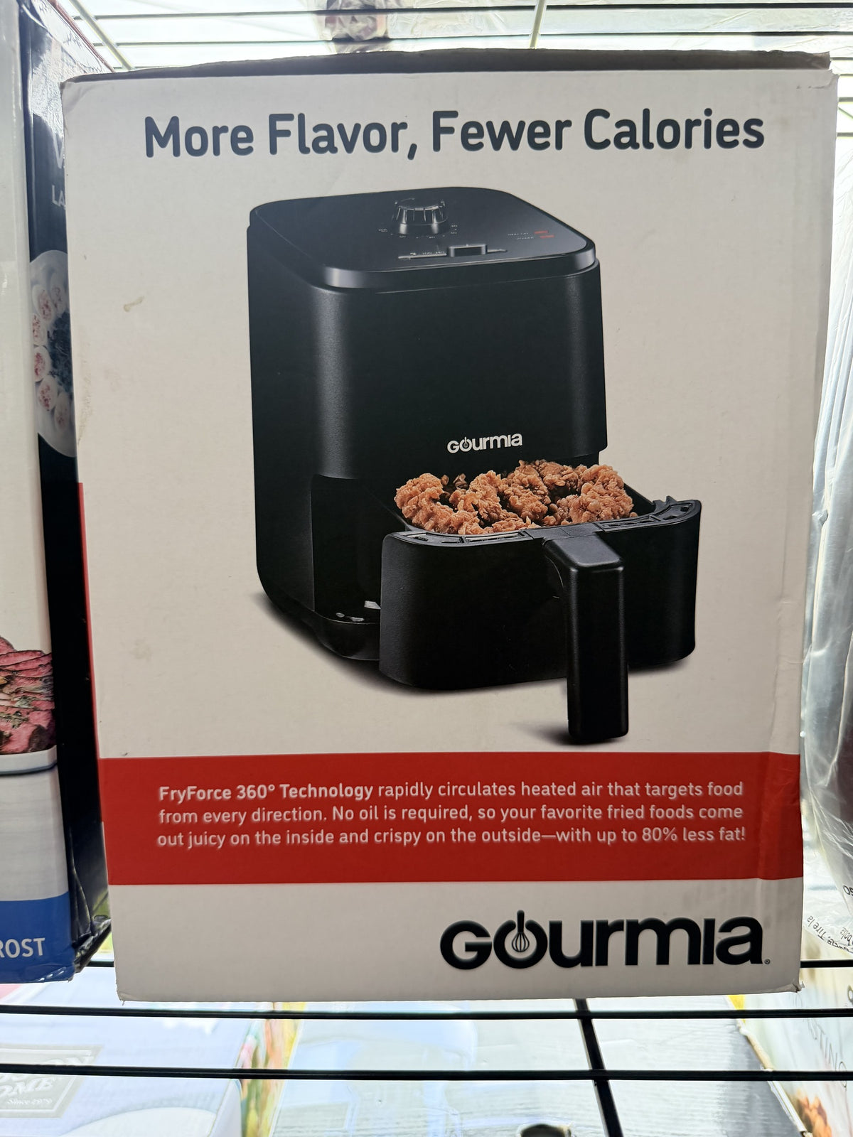 Gourmia Compact Air Fryer — 2 qt; black