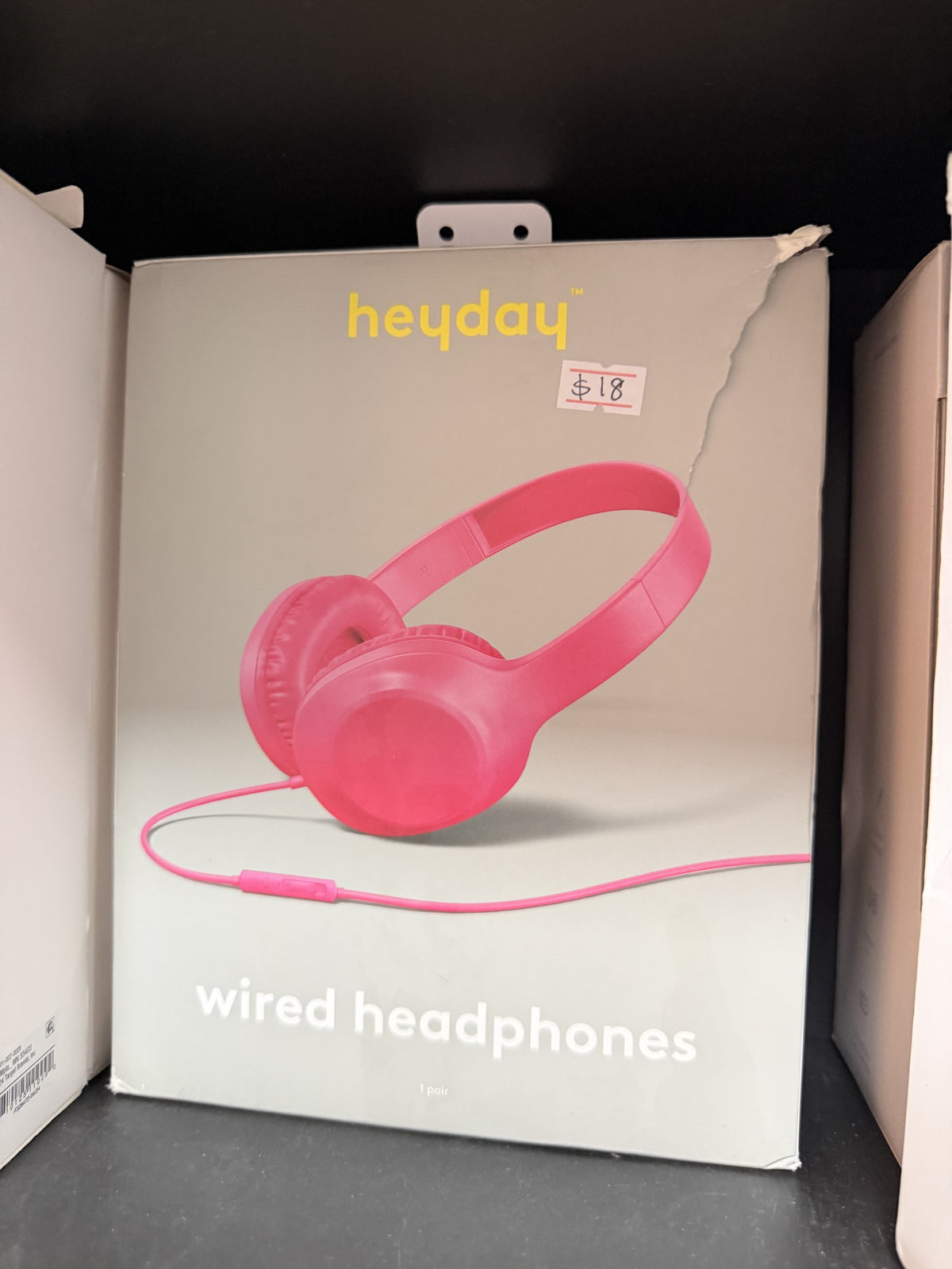 heyday Wired On-Ear Headphones — Pink