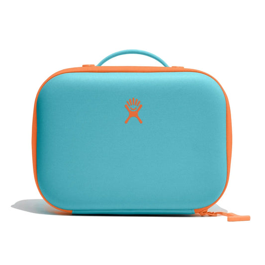 Hydro Flask Kids Insulated Hard-Sided Lunch Box — Seaspray with orange accents