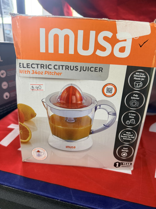 Imusa Electric Citrus Juicer — 34 oz pitcher